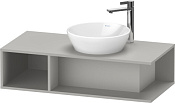 Duravit D-Neo Тумба под раковину справа подвесн. 100x48x26h см, цвет: бетонно-серый мат. DE493900707