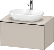 Duravit D-Neo Тумба под раковину с 1-им ящ. 80x55x45,9h см, цвет: серо-коричневый мат. DE494709191