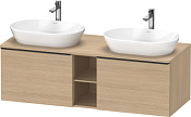 Duravit D-Neo Тумба под две раковины с 2-мя ящ. 140x55x45,9h см, цвет: дуб натур. DE4950B3030