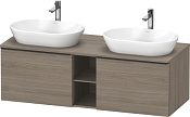 Duravit D-Neo Тумба под две раковины с 2-мя ящ. 140x55x45,9h см, цвет: дуб терра DE4950B3535