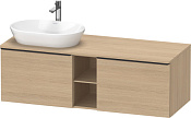 Duravit D-Neo Тумба под раковину слева с 2-мя ящ. 140x55x45,9h см, цвет: дуб натур. DE4950L3030