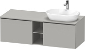 Duravit D-Neo Тумба под раковину справа 140x55x45,9h см, цвет: бетонно-серый мат. DE4950R0707