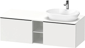 Duravit D-Neo Тумба под раковину справа 140x55x45,9h см, цвет: Gres Pietra Grey Opaco DE4950R1818