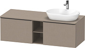 Duravit D-Neo Тумба под раковину справа подвесная с 2-мя ящ. 140x55x45,9h см, цвет: лен DE4950R7575