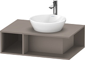 Duravit D-Neo Тумба под раковину подвесная 80x55x26h см, цвет: базальт матовый DE495804343