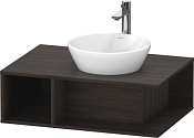 Duravit D-Neo Тумба под раковину подвесная 80x55x26h см, цвет: каштан темный DE495805353