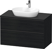 Duravit D-Neo Тумба под раковину подвесная с 2-мя ящ. 100x55x64,4h см, цвет: дуб черный DE496801616