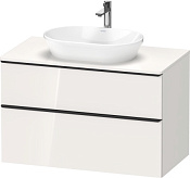 Duravit D-Neo Тумба под раковину подвесн. с 2-мя ящ. 100x55x64,4h см, цвет: белый глянц. DE496802222