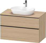 Duravit D-Neo Тумба под раковину подвесная с 2-мя ящ. 100x55x64,4h см, цвет: дуб натур. DE496803030