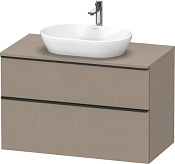 Duravit D-Neo Тумба под раковину подвесная с 2-мя ящиками 100x55x64,4h см, цвет: лен DE496807575