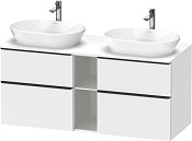 Duravit D-Neo Тумба под две раковины 140x55x64,4h см, цвет: Gres Pietra Grey Opaco DE4970B1818