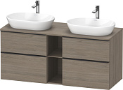 Duravit D-Neo Тумба под две раковины с 4-мя ящ. 140x55x64,4h см, цвет: дуб терра DE4970B3535