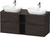 Duravit D-Neo Тумба под две раковины с 4-мя ящ. 140x55x64,4h см, цвет: каштан темн. DE4970B5353