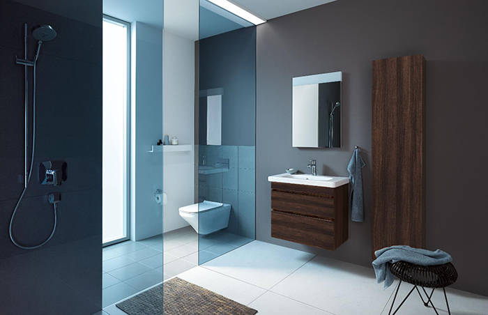 Duravit DuraStyle Шкаф-пенал подвесной 42х36x180h см, цвет: каштан темный DS1229R5353