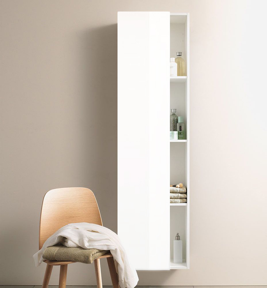 Duravit DuraStyle Шкаф-пенал подвесной 50х24x180h см, цвет: белый глянцевый DS1248L2222