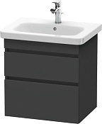 Duravit DuraStyle Тумба под раковину с 2-мя ящ. 58x44,8x61h см, цвет: графит мат. DS648004949