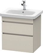 Duravit DuraStyle Тумба под раковину с 2-мя ящ. 58x44,8x61h см, цвет: серо-коричневый DS648009191