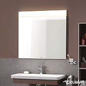 Duravit DuraStyle Зеркало подвесное с подсветкой 120x80h см, цвет: белый алюм. DS747003737