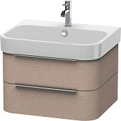 Duravit Happy D.2 Тумба под раковину с 2-мя ящ. 62,5x48x38h см, цвет: дуб кашемировый H2636401111