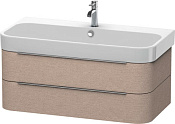 Duravit Happy D.2 Тумба под раковину с 2-мя ящ. 97,5x48x38h см, цвет: дуб кашемировый H2636601111