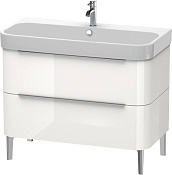 Duravit Happy D.2 Тумба под раковину напольная 97,5x48x74,7h см, цвет: белый глянц. H2637402222