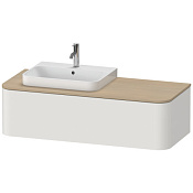 Duravit Happy D.2 Plus Тумба под консоль 130x55x35,4h см, цвет: скандинавский белый HP4942L3939