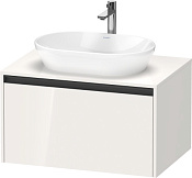 Duravit Ketho.2 Тумба под раковину с 1-им ящ. 80x55x45,9h см, цвет: белый глянц. K24885022220000