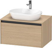 Duravit Ketho.2 Тумба под раковину с 1-им ящ. 80x55x45,9h см, цвет: дуб натур. K24885030300000