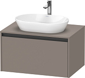 Duravit Ketho.2 Тумба под раковину с 1-им ящ. 80x55x45,9h см, цвет: базальт мат. K24885043430000