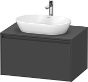 Duravit Ketho.2 Тумба под раковину с 1-им ящ. 80x55x45,9h см, цвет: графит мат. K24885049490000