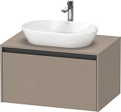 Duravit Ketho.2 Тумба под раковину подвесная с 1-им ящиком 80x55x45,9h см, цвет: лен K24885075750000