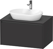 Duravit Ketho.2 Тумба под раковину с 1-им ящ. 80x55x45,9h см, цвет: графит супермат. K24885080800000