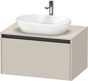 Duravit Ketho.2 Тумба под раковину 80x55x45,9h см, цвет: серо-коричневый супермат. K24885083830000