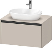 Duravit Ketho.2 Тумба под раковину 80x55x45,9h см, цвет: серо-коричневый мат. K24885091910000