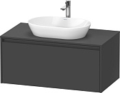 Duravit Ketho.2 Тумба под раковину с 1-им ящ. 100x55x45,9h см, цвет: графит мат. K24886049490000