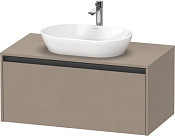 Duravit Ketho.2 Тумба под раковину подвесная с 1-им ящ. 100x55x45,9h см, цвет: лен K24886075750000