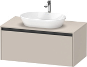 Duravit Ketho.2 Тумба под раковину 100x55x45,9h см, цвет: серо-коричневый мат. K24886091910000