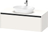 Duravit Ketho.2 Тумба под раковину с 1-им ящ. 120x55x45,9h см, цвет: белый супермат. K24887084840000