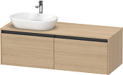 Duravit Ketho.2 Тумба под раковину слева 140x55x45,9h см, цвет: дуб натур. K24888L30300000