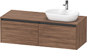 Duravit Ketho.2 Тумба под раковину справа 140x55x45,9h см, цвет: орех натур. K24888R79790000