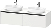 Duravit Ketho.2 Тумба под две раковины 160x55x45,9h см, цвет: Gres Pietra Grey Opaco K24889B18180000