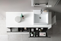 Duravit Ketho.2 Тумба под две раковины с 2-мя ящ. 160x55x45,9h см, цвет: орех темн. K24889B21210000