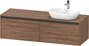 Duravit Ketho.2 Тумба под раковину справа 160x55x45,9h см, цвет: орех натур. K24889R79790000