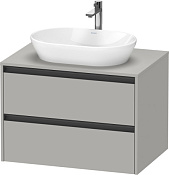 Duravit Ketho.2 Тумба под раковину 80x55x56,8h см, цвет: бетонно-серый мат. K24895007070000