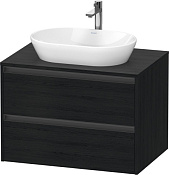 Duravit Ketho.2 Тумба под раковину с 2-мя ящ. 80x55x56,8h см, цвет: дуб черный K24895016160000