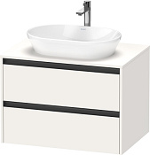 Duravit Ketho.2 Тумба под раковину с 2-мя ящ. 80x55x56,8h см, цвет: белый супермат. K24895084840000