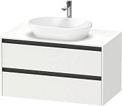 Duravit Ketho.2 Тумба под раковину 100x55x56,8h см, цвет: Gres Pietra Grey Opaco K24896018180000