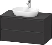 Duravit Ketho.2 Тумба под раковину 100x55x56,8h см, цвет: графит супермат. K24896080800000