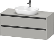 Duravit Ketho.2 Тумба под раковину 120x55x56,8h см, цвет: бетонно-серый мат. K24897007070000