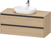 Duravit Ketho.2 Тумба под раковину с 2-мя ящ. 120x55x56,8h см, цвет: дуб натур. K24897030300000